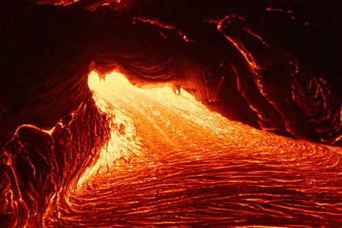 Lava flow on Hawaii
