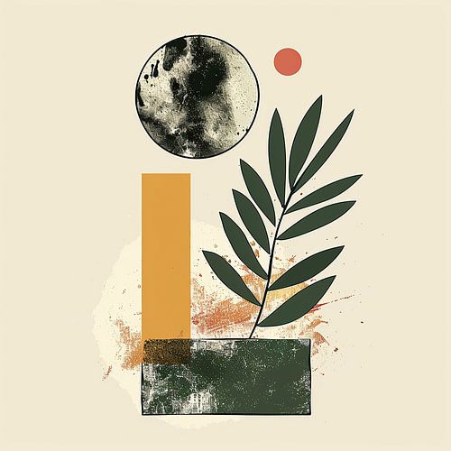 Bauhaus Japandi Abstrait