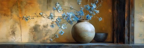 Vase und Blüte