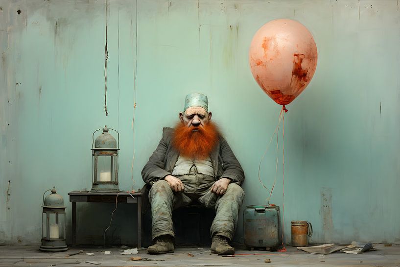 De rode baard viert een festival van Heike Hultsch