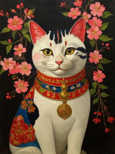 Vintage Asian Cat