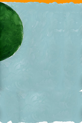 Green Circle Blue Calm