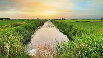 De ‎⁨Lytse Feart⁩ in Friesland van Digital Art Nederland