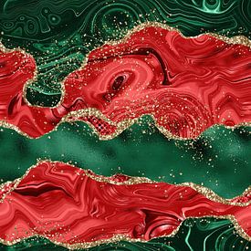 Weihnachten Glitter Achat Textur 01 van Aloke Design