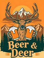 Bière et cerf