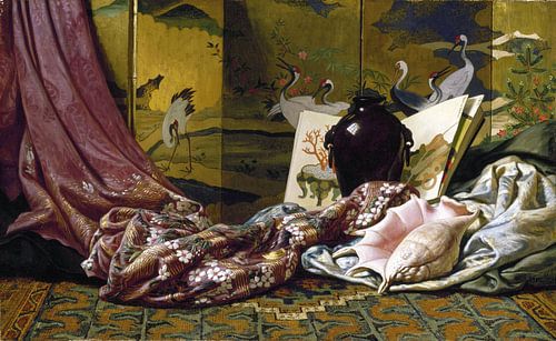 Stilleven uit Japan, Elihu Vedder, 1879