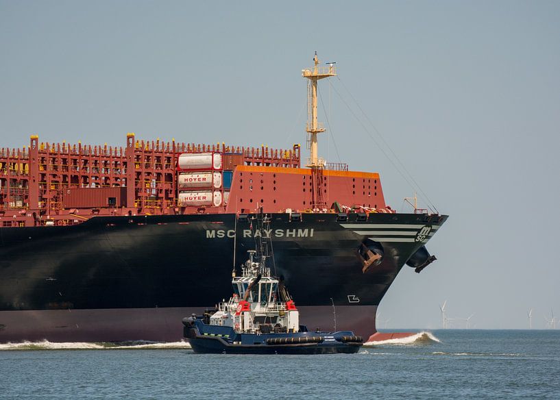 Schlepper VB Hudson im Einsatz an der Maasmündung von scheepskijkerhavenfotografie