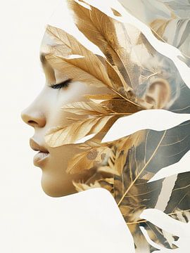 Golden transformation: a harmony between nature and soul by Color Square