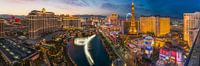 Las Vegas Skyline Panorama - 2 van Edwin Mooijaart thumbnail