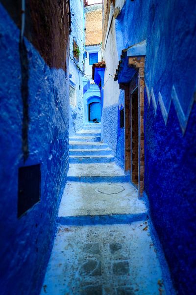 Beautiful blue city in Morocco by Roy Poots