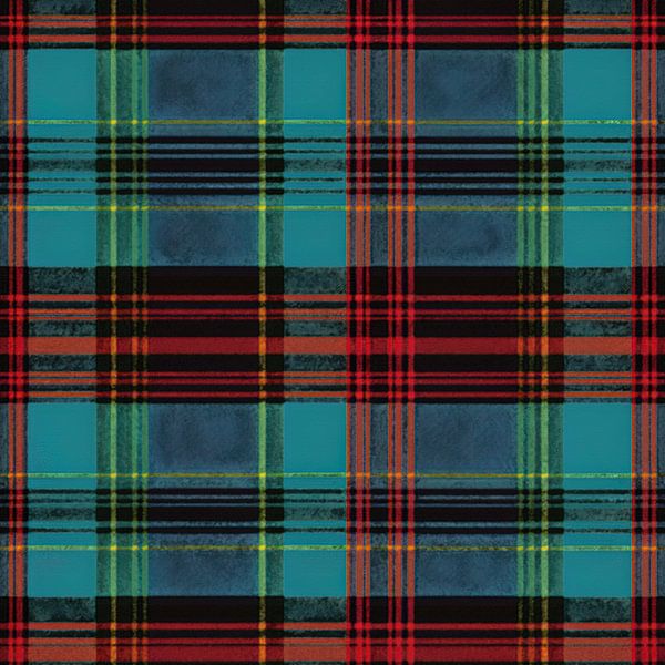 Vintage Plaid # XVII by Whale & Sons