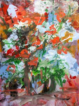 Explosion de fleurs 2 sur wim van de wege