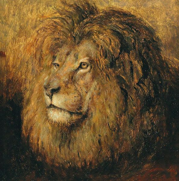 Head of a Lion, Geza Vastagh by Masterful Masters