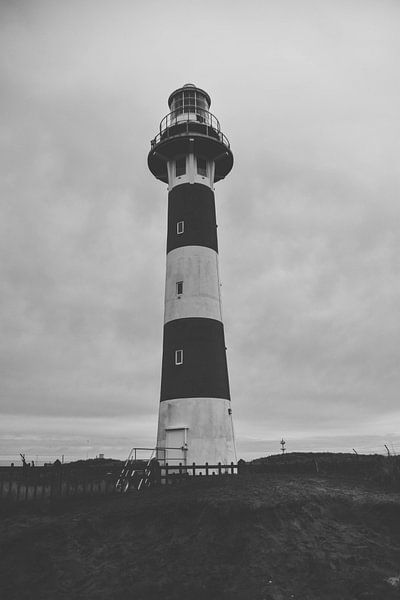 Lighthouse B&W by Driek Steegmans