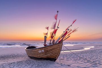 Vissersboot Stubbenfelde van Sven-Erik Arndt