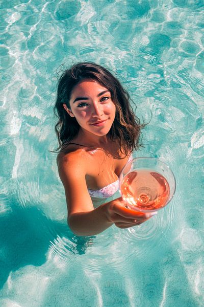 Summer fun in the water by Poster Art Shop