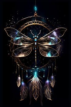 Dromenvanger Dragonfly Indiaanse Kracht Dier Spiritueel