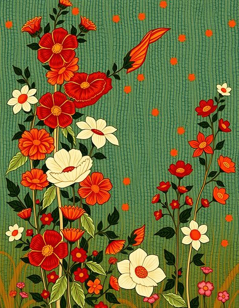 Floraison verdoyante par Artistic