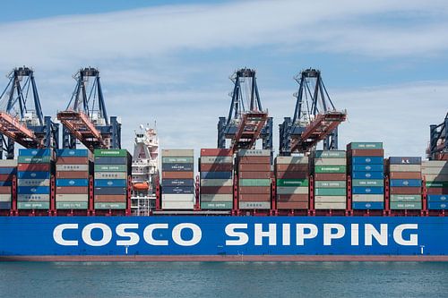COSCO SHIPPING SCORPIOOne Minato kobe porte-conteneurs dans le port de Rotterdam