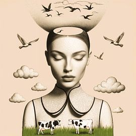 In the moon by Ellen Novara-da Lima