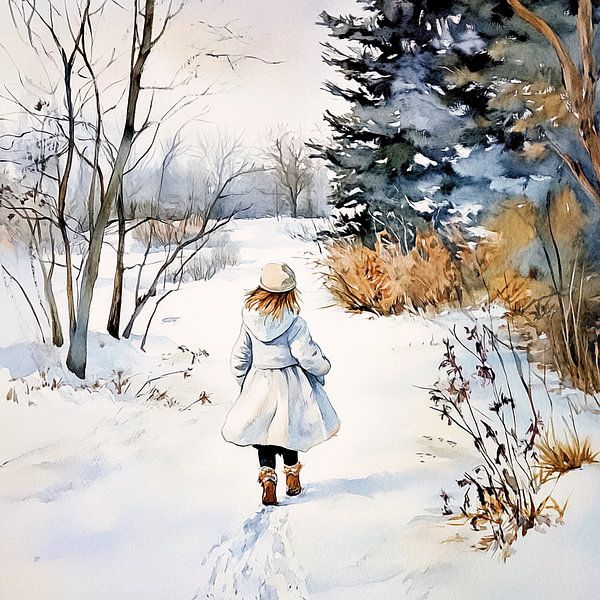 Winterspaziergang von Jutta Maria Pusl
