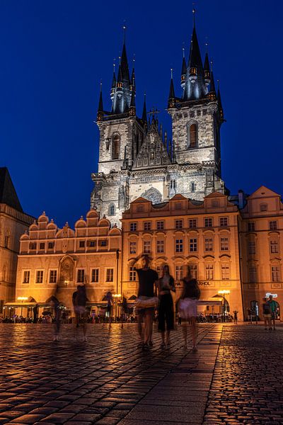 Place du marché de Prague par Werner Lerooy