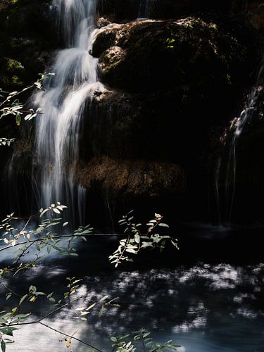 Waterval in nationaal park Jiuzhaigou in China