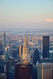 The Chrysler Building at sunset by Frank's Awesome Travels