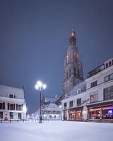 Serene Havermarkt in de nacht - Breda