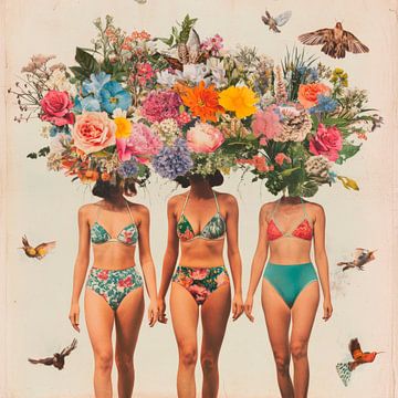 Bloemenmagie en vrijheid van Poster Art Shop