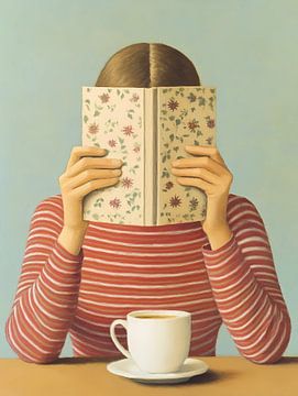 Reading Girl by Olga Wildrose