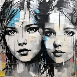 Urbane Kunst im Banksy-Stil