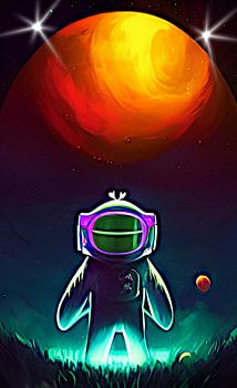 The little astronaut