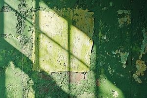 abstract groen schilderij