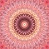 Mandala droom in roze van Christine Bässler