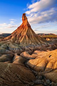 Felsformation in der Halbwüste Bardenas Reales - Spanien