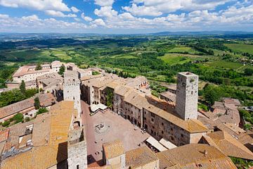 San Gimignano, UNESCO werelderfgoed, Toscane, Italië van Markus Lange