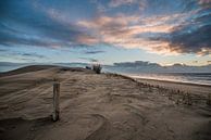 Holländischer Strand bei Sonnenuntergang.  von Arjen Schippers Miniaturansicht