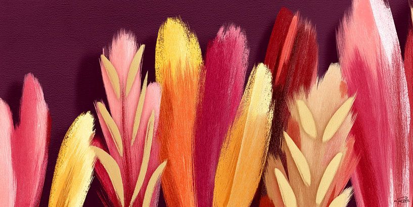 Flammende Bürstenstreifen von byRenzo