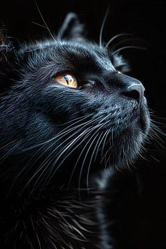 black cat by PixelPrestige