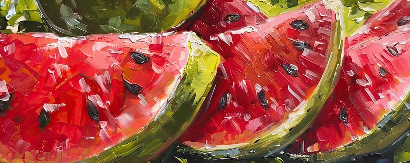 Wassermelone malen von Blickfänger Gemälde