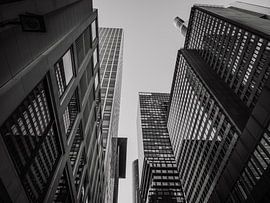 Frankfurt am Main in zwart-wit fotografie