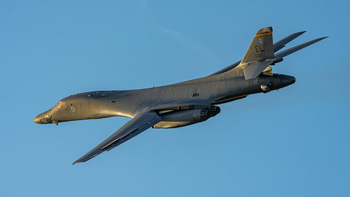 Strategischer Bomber Rockwell B-1B Lancer.