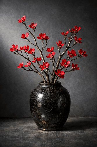 Dogwood in Raku — Fire and Fire