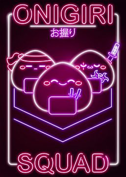 Kawaii Onigiri Squad Neon van Steven Kingsbury