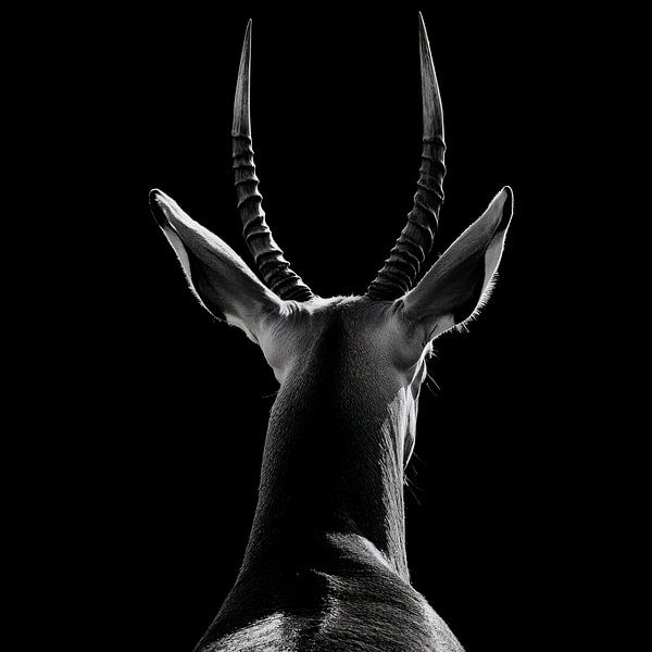 Antelope silhouette by Poster Art Shop