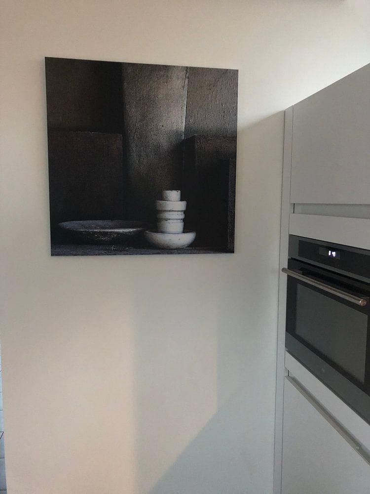 Still life with pots and electric conductor