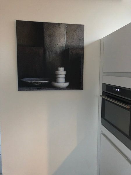 Still life with pots and electric conductor