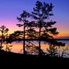 Colourful sunset and dusk in Finland by Roger VDB