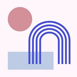 Modern shapes and lines